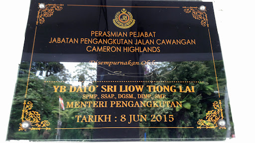 JPJ Tanah Rata